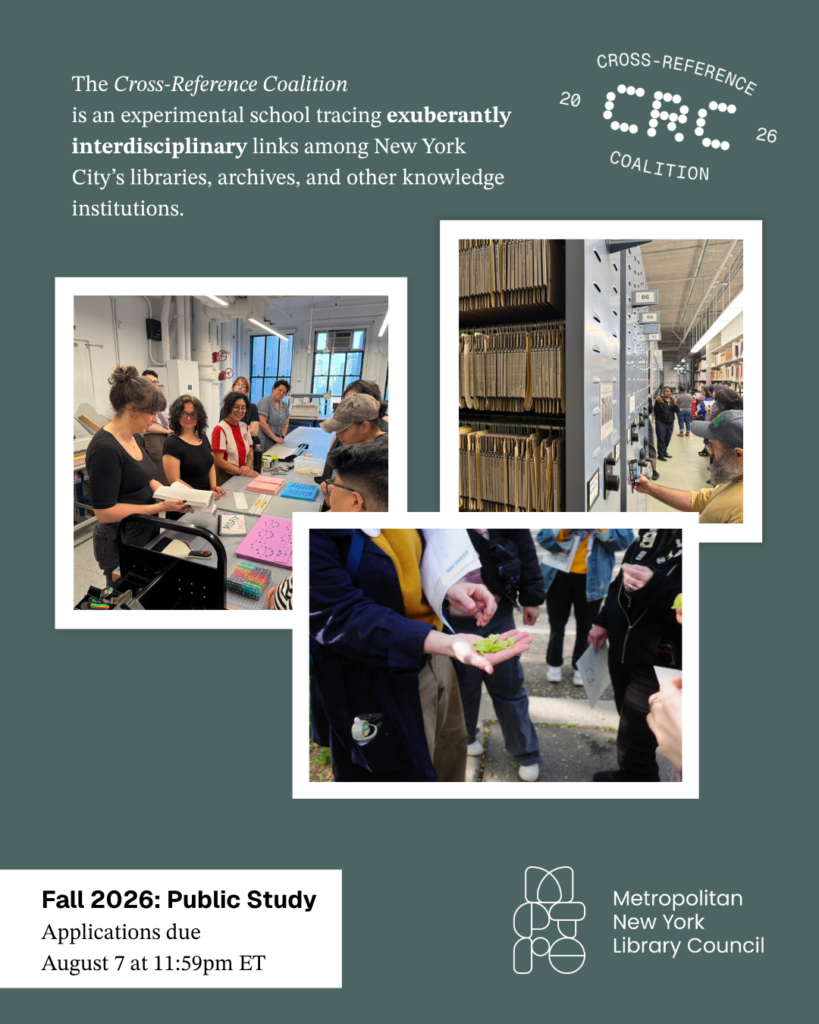 A collage of photos from previous classes at locations around New York City. Below it, white text states the deadline to apply: August 7th at 11:59pm Eastern.